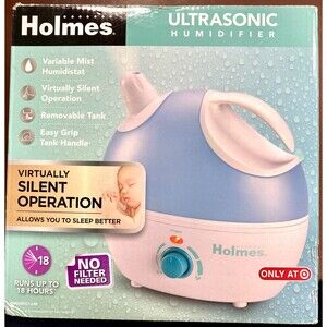 NEW Holmes HM500TG1-UM Ultrasonic Humidifier Silent w/Removable Tank Easy Grip